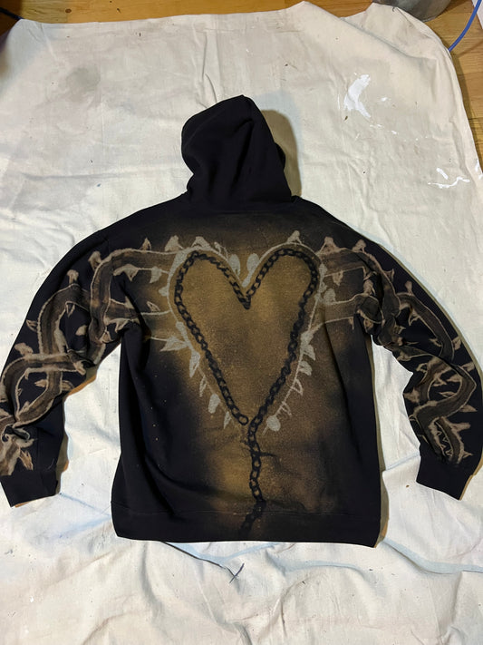 THORNED HEARTS HOODIE