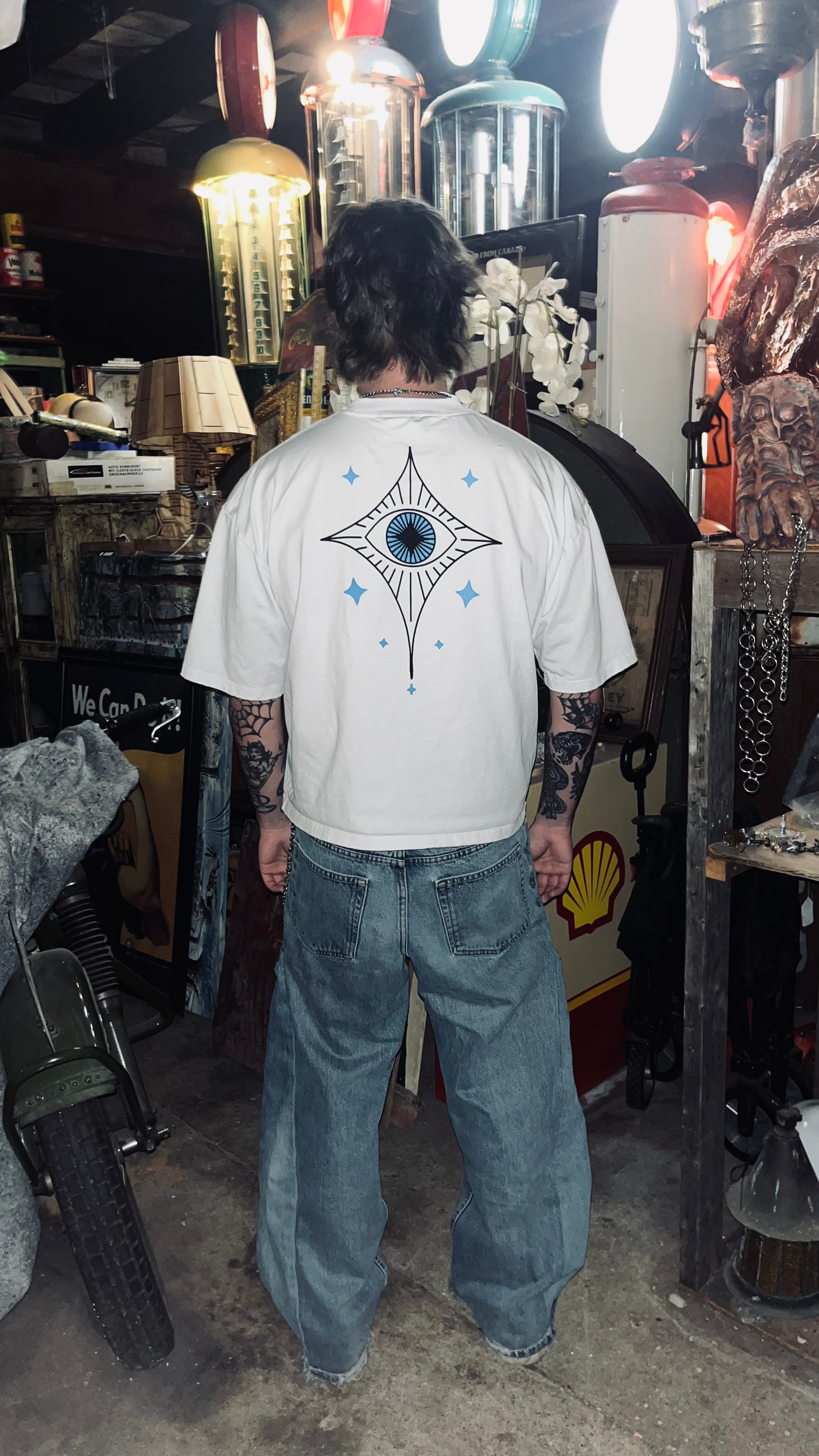 Eye Of The Beholder Tee white